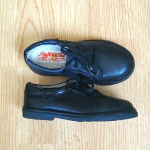 100% Leather European Toddler Classic Suit Shoes Size 7,5